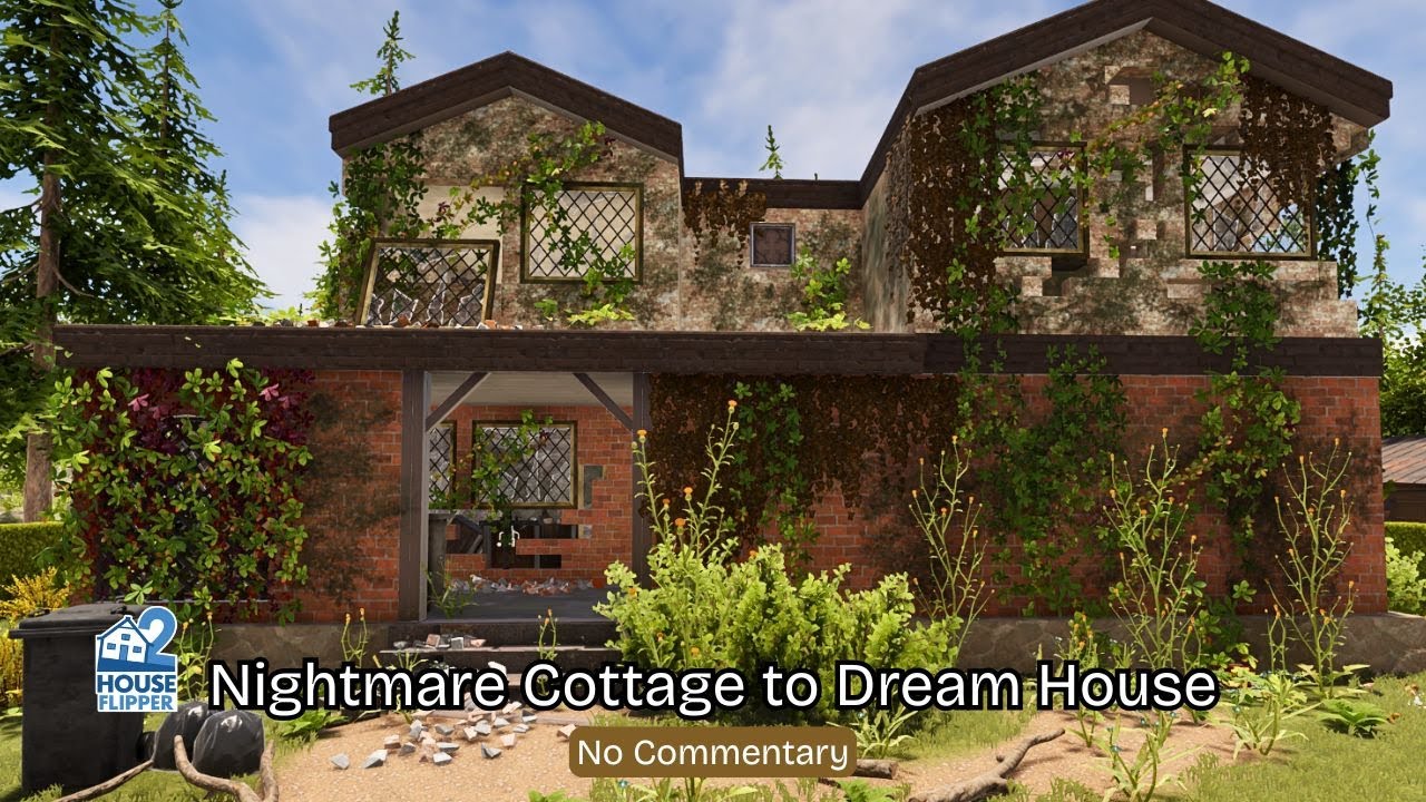 House Flipper 2 | Nightmare Cottage to Cozy Dream Home Transformation (No Commentary)