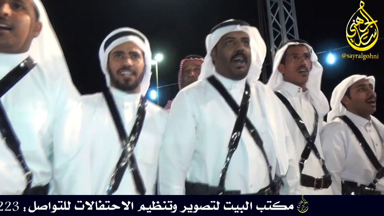 فرقه فن المزهوم لقبيلة جهينه بحفل زواج الشاعر محمد العلوني