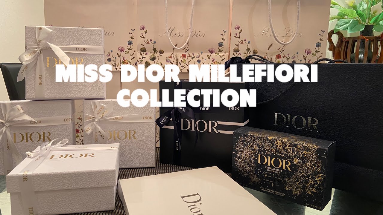 Unboxing Limited Edition Miss Dior Millefiori Collection And Holiday 2022 Gift Set! Lots Of Gifts