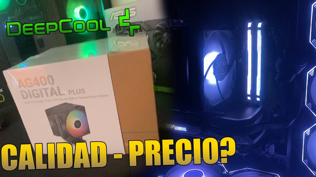 DEEPCOOL AG400 DIGITAL PLUS - REVIEW E INSTALACIÓN ¿VALE la PENA en 2025? SOCKET AM4 -5, 1200-1700