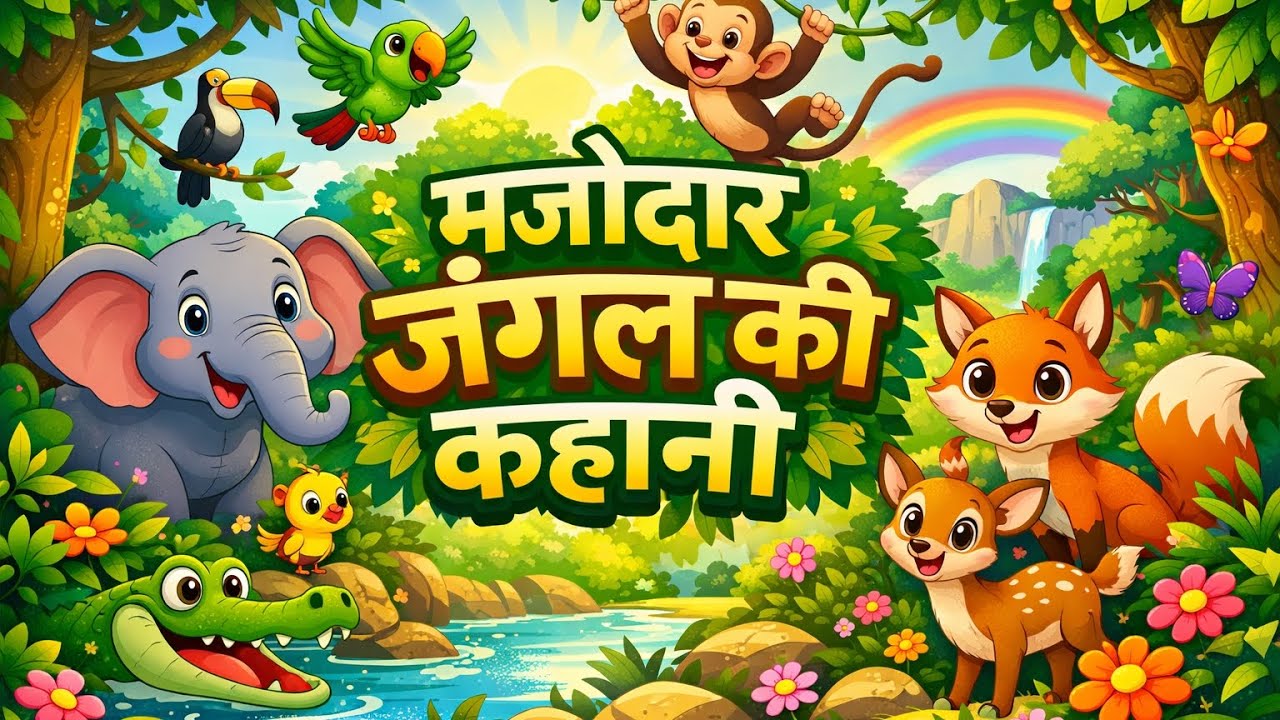 मजेदार जंगल कि कहानी|🐵 Majedaar Jungle Ki Kahani