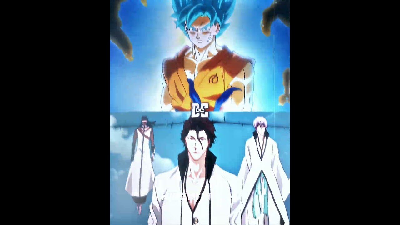 Goku vs Aizen #anime #dbz #goku #dbs #manga #dragonball #animeseries #bleach #aizen #dragonballz