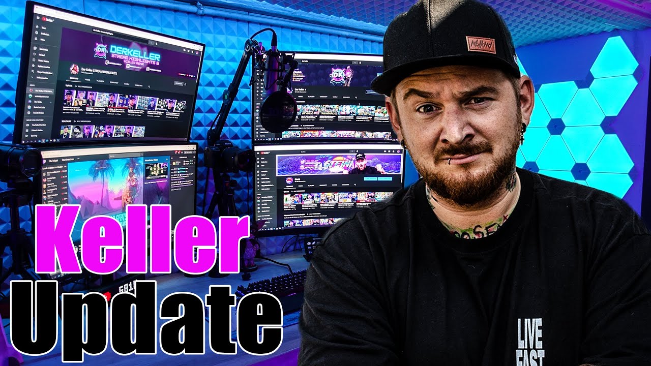 Ich ZEIGE euch mein DRECKS KELLER SETUP 🔥 GAMING SETUP UPDATE + Kleine ROOMTOUR