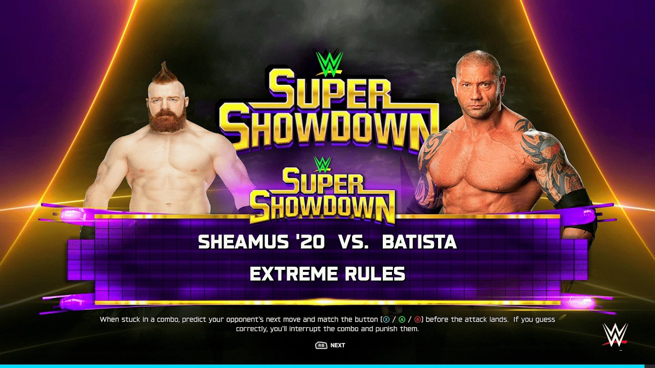 WWE 2K25 - Sheamus vs. Batista - Celtic Warrior vs. Animal!