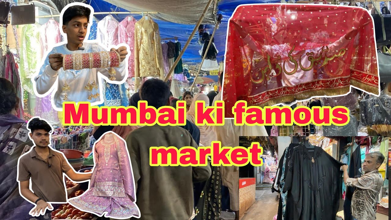Mumbai ki best market 😍| Bridal Dresses, Bangles & Footwear | Shivaji Nagar￼ Markit