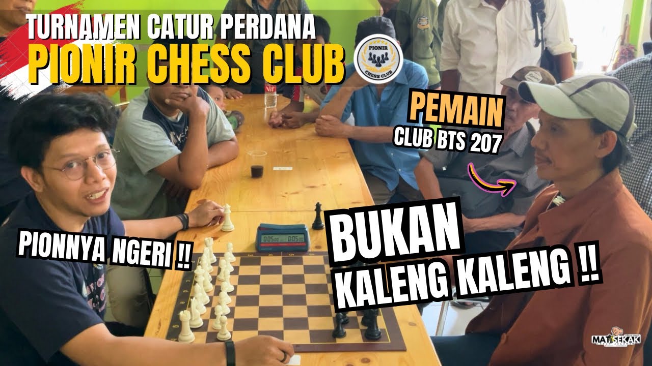 NGERI !! MAINNYA TENANG BANGET !! STRATEGI ALON ALON ASAL KELAKON !! Turnamen catur pionir.