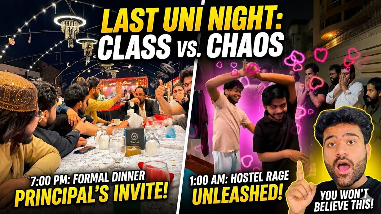 Principal ne sabko invite kia 😍🍽️ | Boys Raging + Last Batch Hangout”