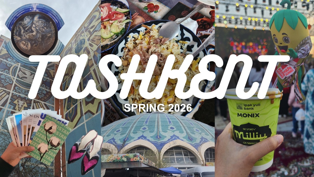 Mosaics, Markets & Milliy Fest Uzbekistan | Tashkent vlog (a not so touristy one)