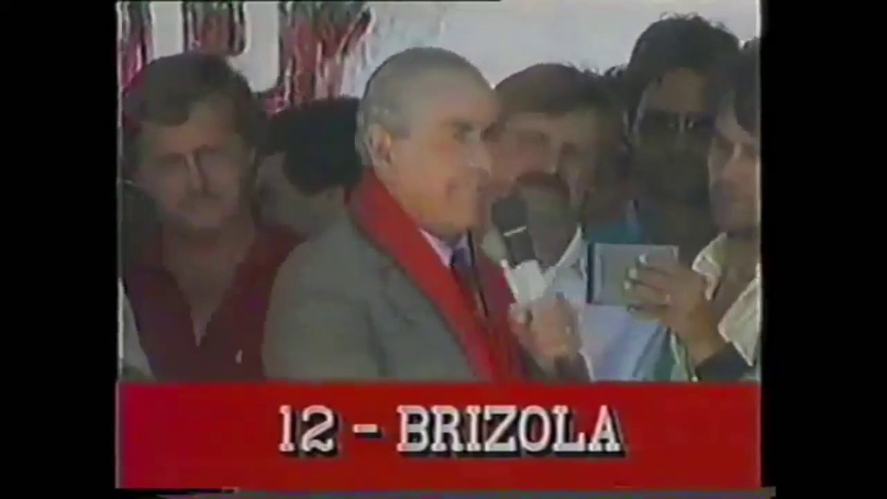 Comícios do Brizola no Sul do Brasil em 1989