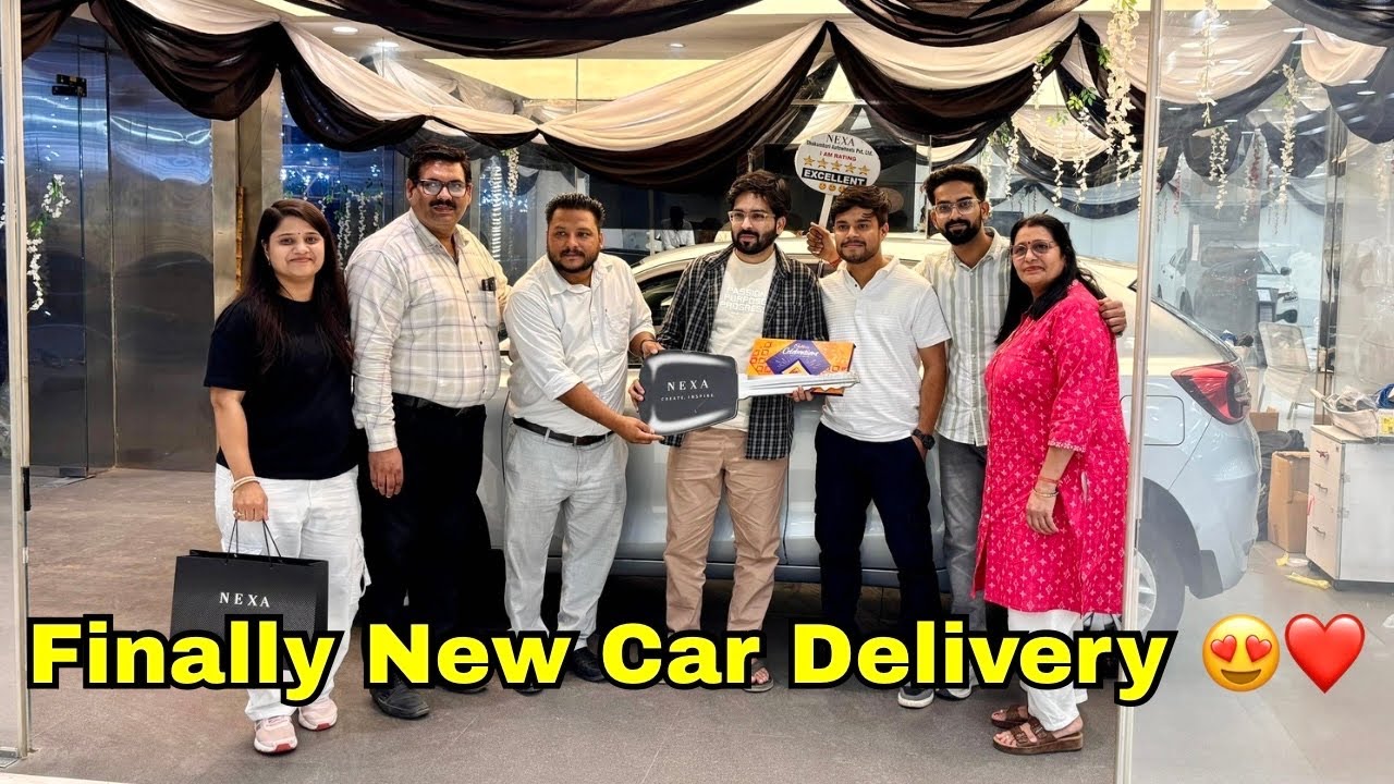Finally Delivery of New Car Delivery 😍 || Maruti Suzuki Baleno || Sharma G vlogs