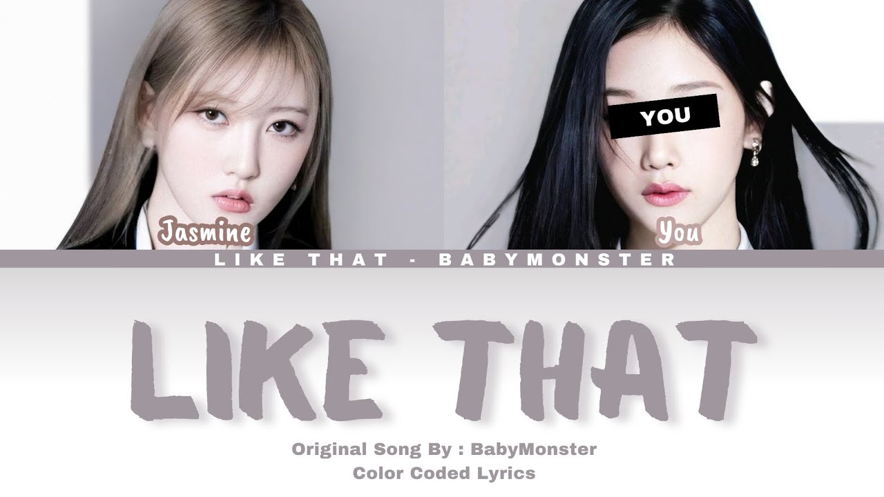 BABYMONSTER 'LIKE THAT' (SING WITH ME) [KARAOKE]