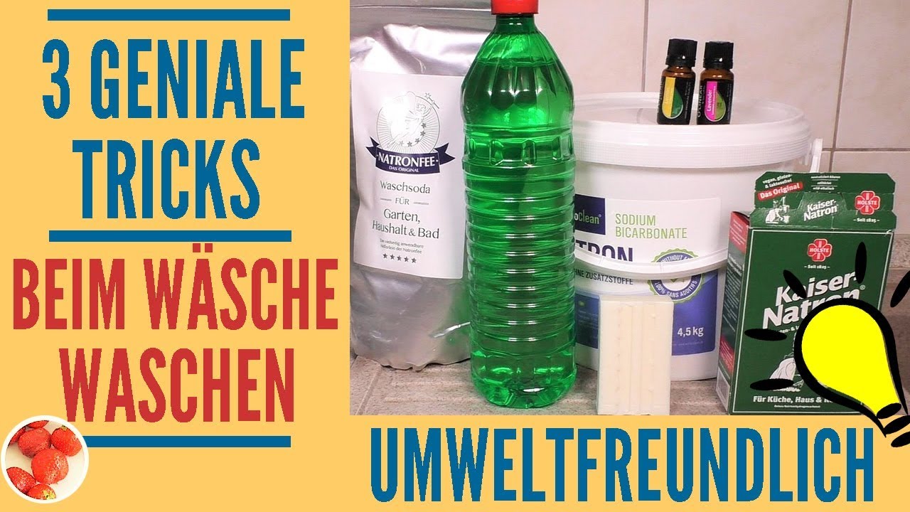 3 geniale Tricks für umweltfreundliches Wäsche waschen - Einfach und nachhaltig mit Hausmitteln
