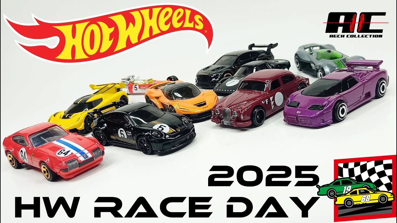 Hot Wheels Mainline 2025 Race Day | Complete Set