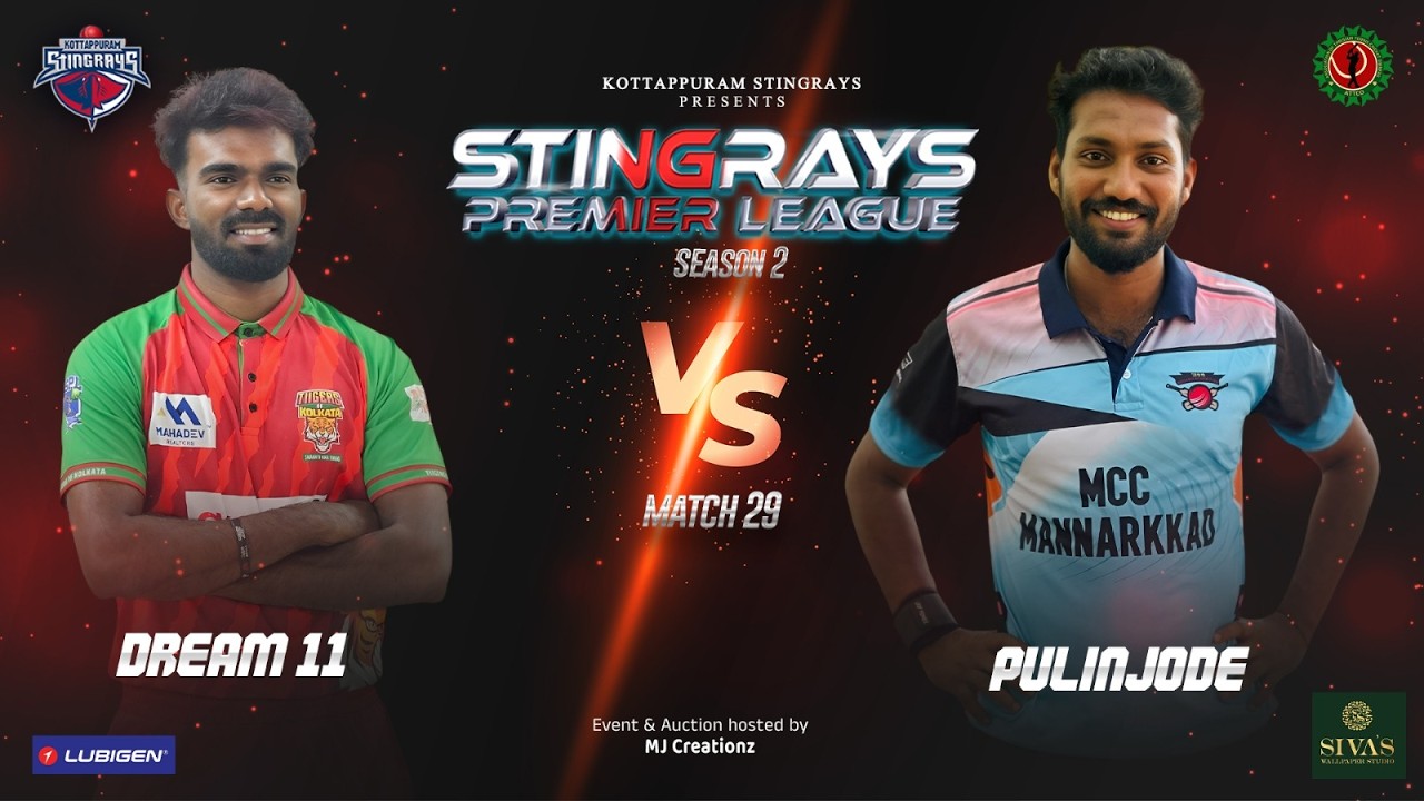 MATCH 29 || DREAM 11 VS PULINJODE || Stingrays Premier League - Season 2 || Kottapuram Stingrays