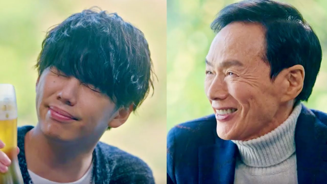 森進一、Hiro（MY FIRST STORY）と親子で初サシ飲み／「キリン一番搾り 糖質ゼロ」Webムービー