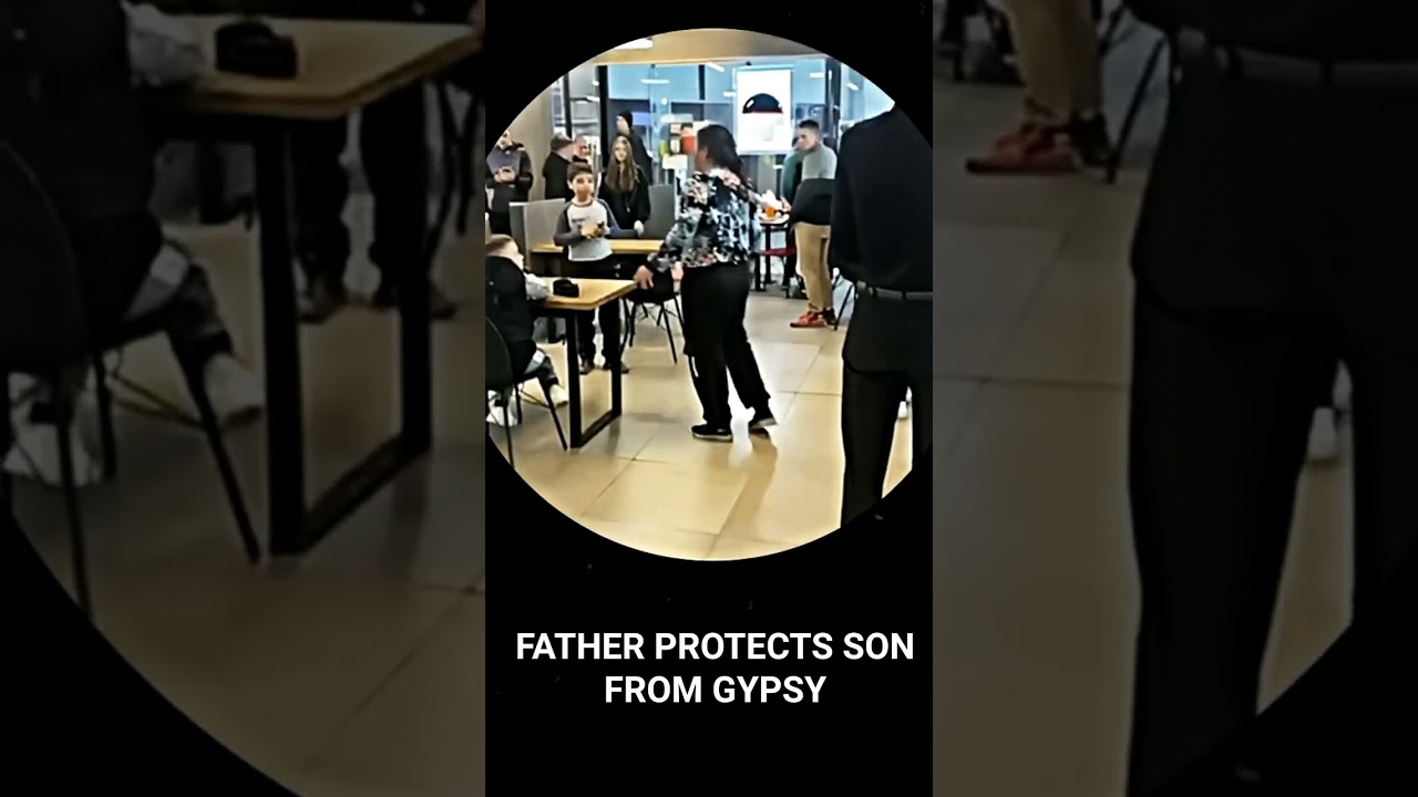 FATHER PROTECTS SON FROM GYPSY☠️ _ #trollface #hero #respect #shorts #sigma #memes