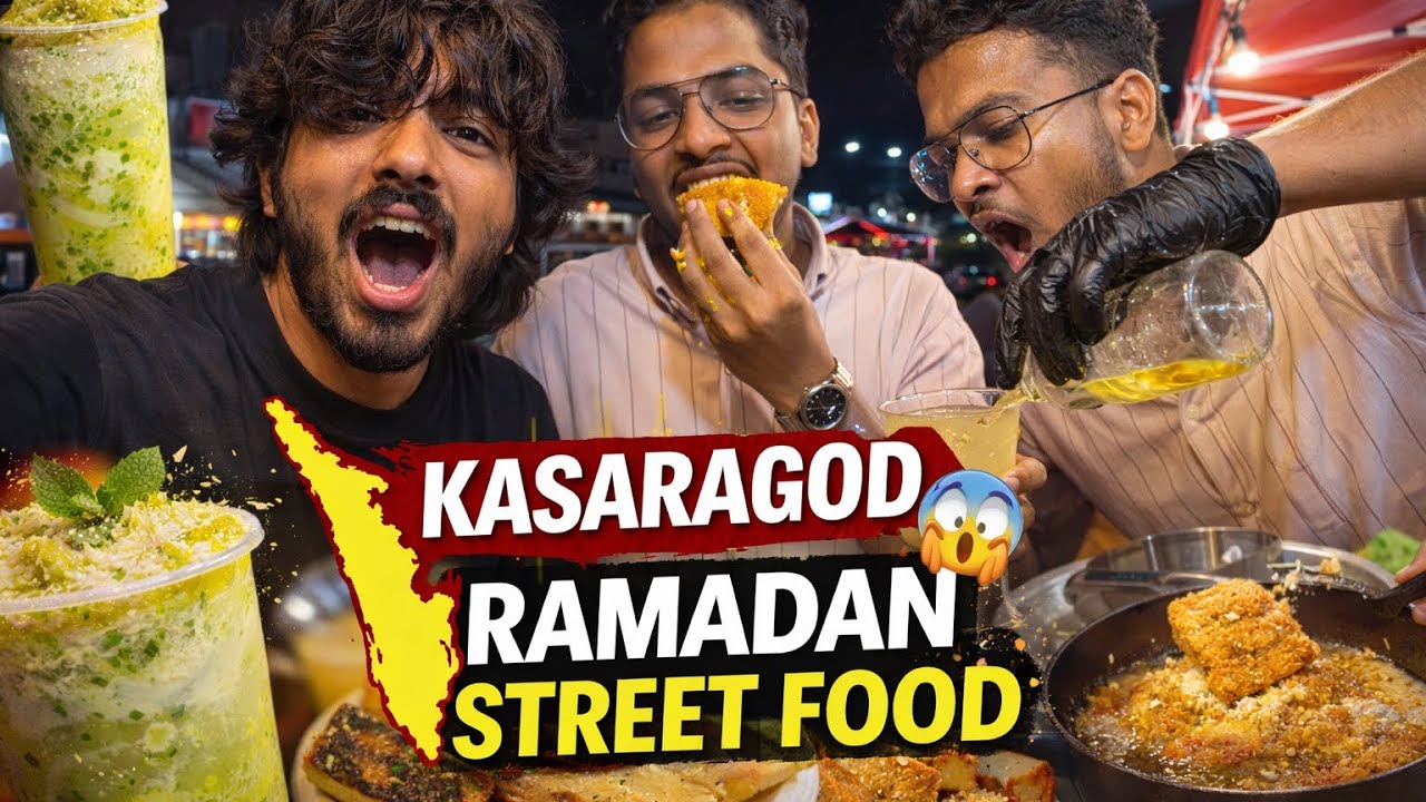 We Tried Viral Ramadan Street Food in Kasaragod! 🌙 Nightlife with Friends