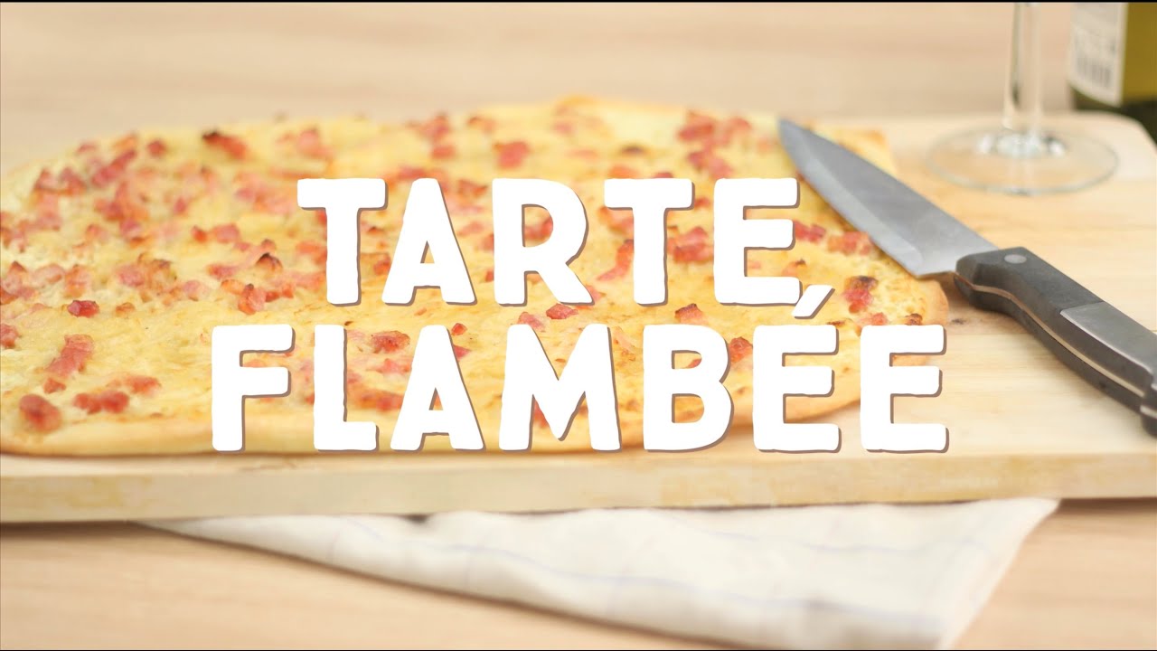 Véritable tarte flambée alsacienne - CuisineAZ