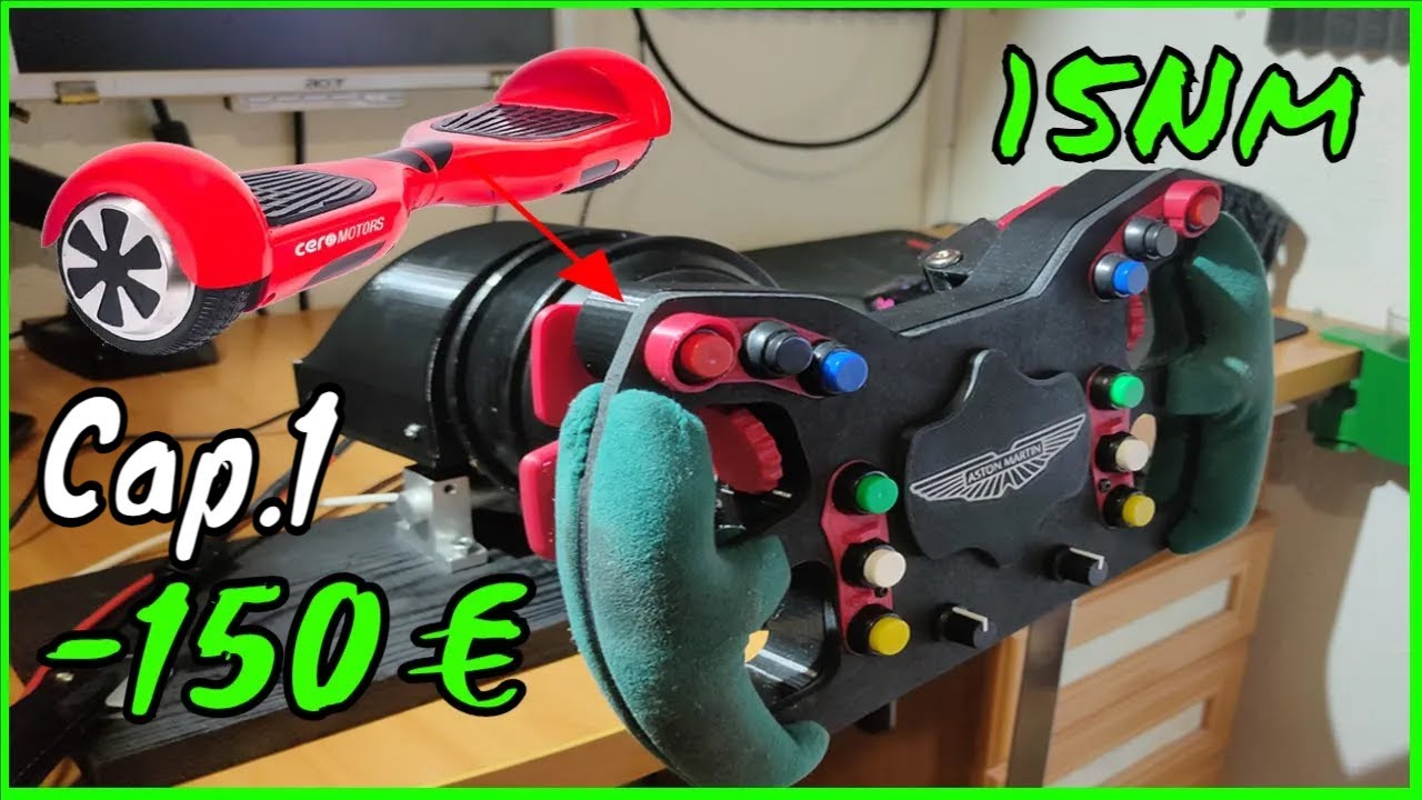 Volante para SimRacing con Hoverboard | Capitulo 1 | Preparaci&oacute;n de motor