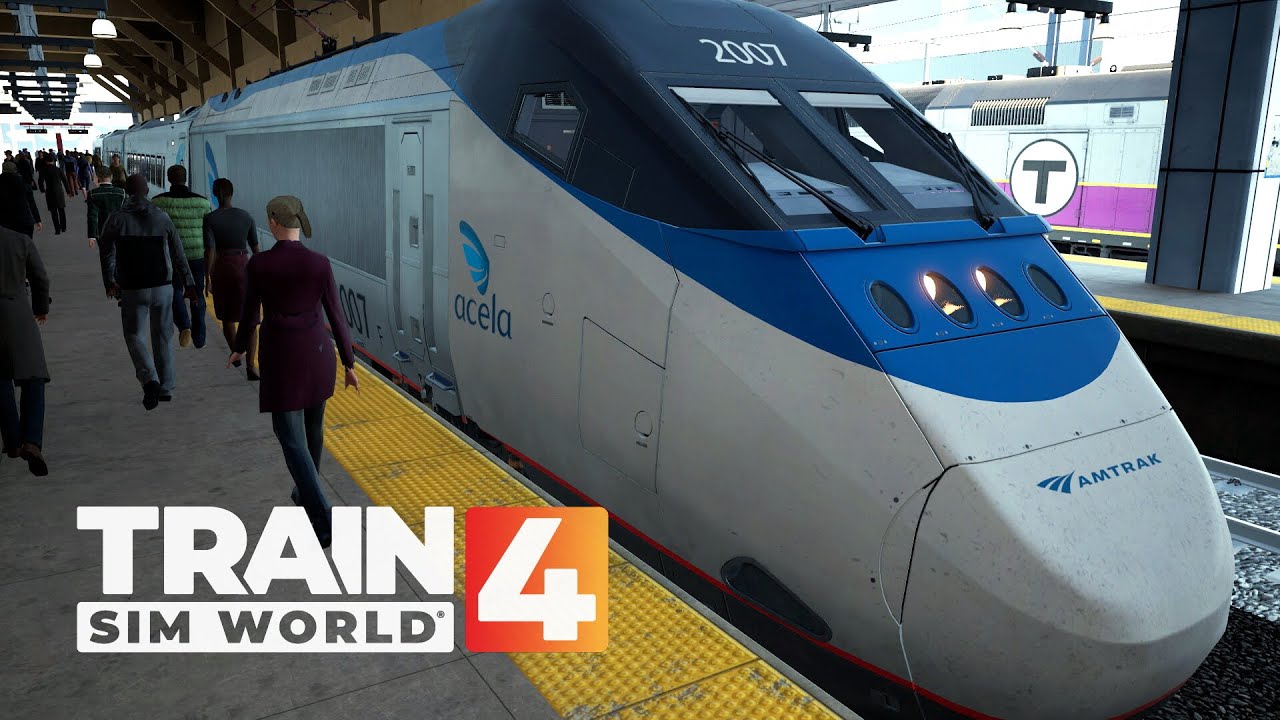 【LIVE】アメリカ唯一の高速旅客列車『アセラ・エクスプレス』の運転 / Train Sim World 4 eps.13