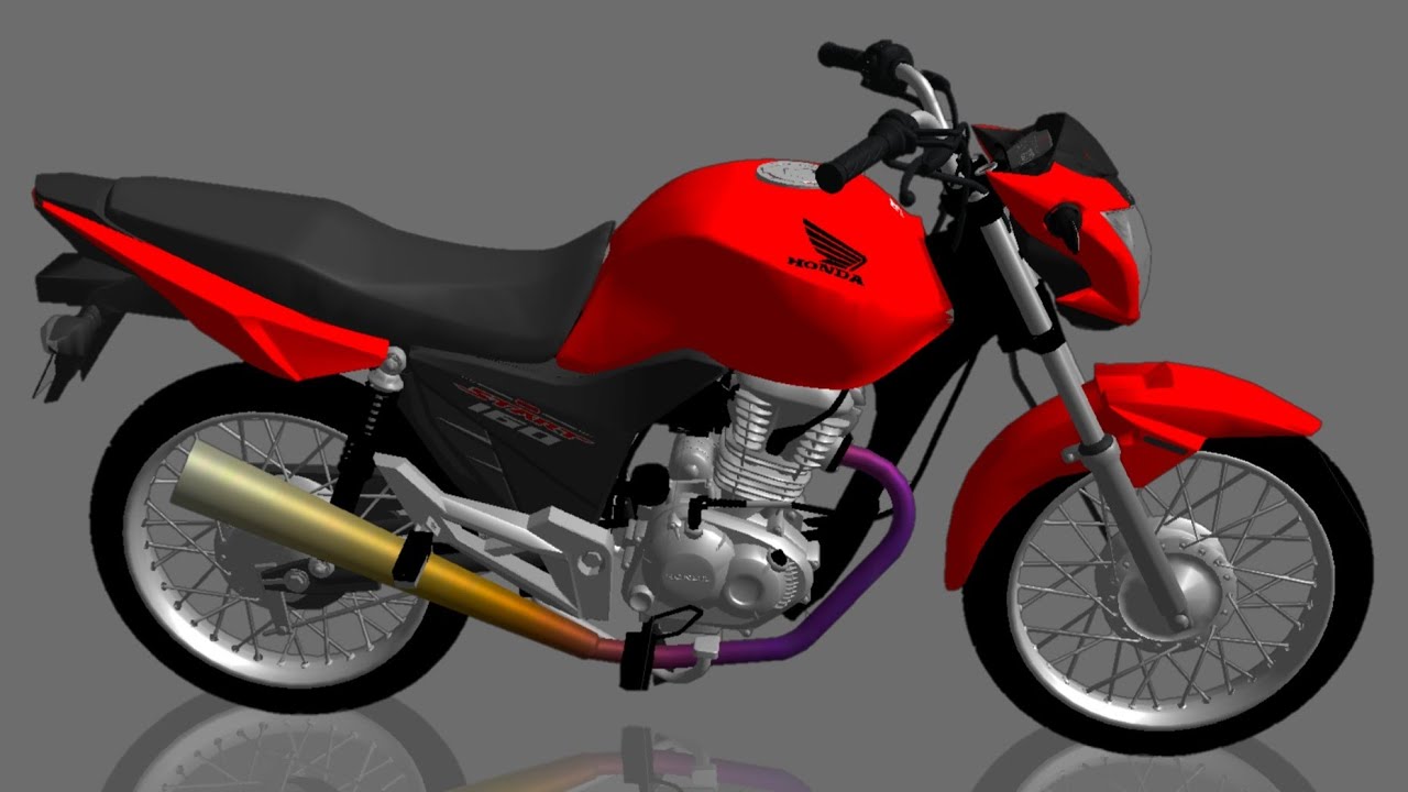 START 160 VERMELHA S&Oacute; DFF/GTA ANDROID