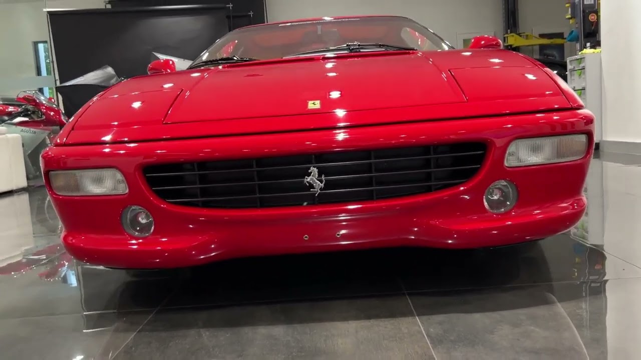 Euro 1996 Ferrari 355 Berlinetta Carbon Sport Seats 6-speed walkaround and cold start - FOR SALE