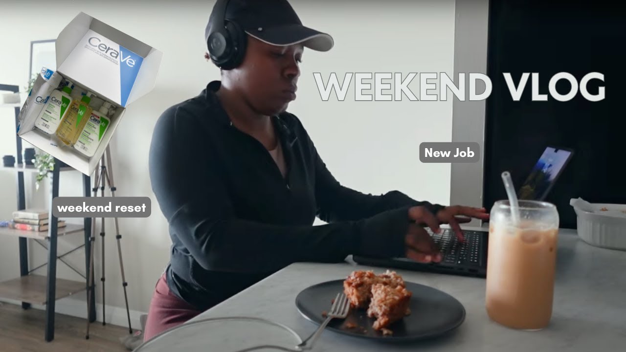 CHILL WEEKEND VLOG, GYM SESSION, HOUSE CLEANING, GETTING A JOB IN CANADA | AMINA DANJUMA