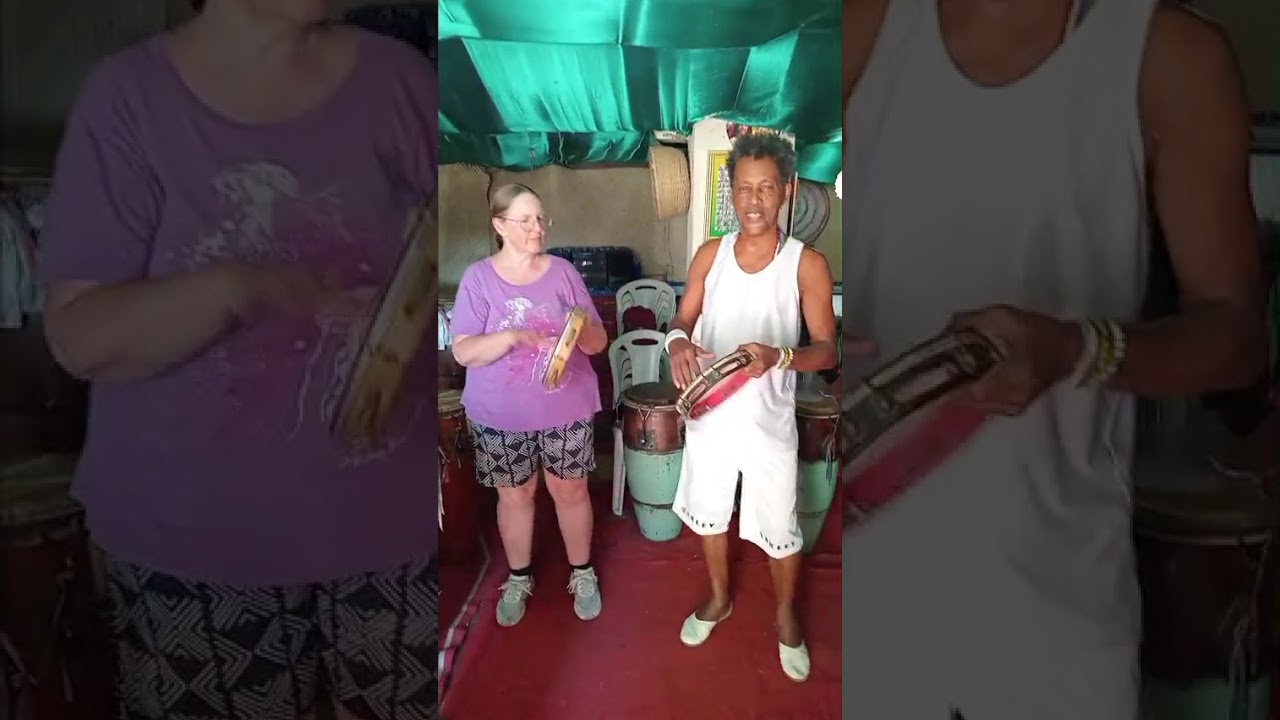 Samba com pandeiro para aprender a tocar 🎶🎶🎶