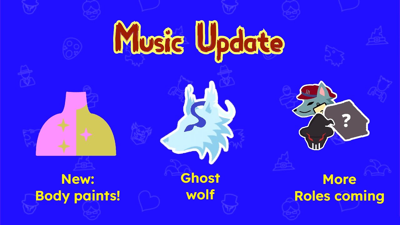 Wolvesville Music Update: Ghost wolf & Body Paint! 🎶