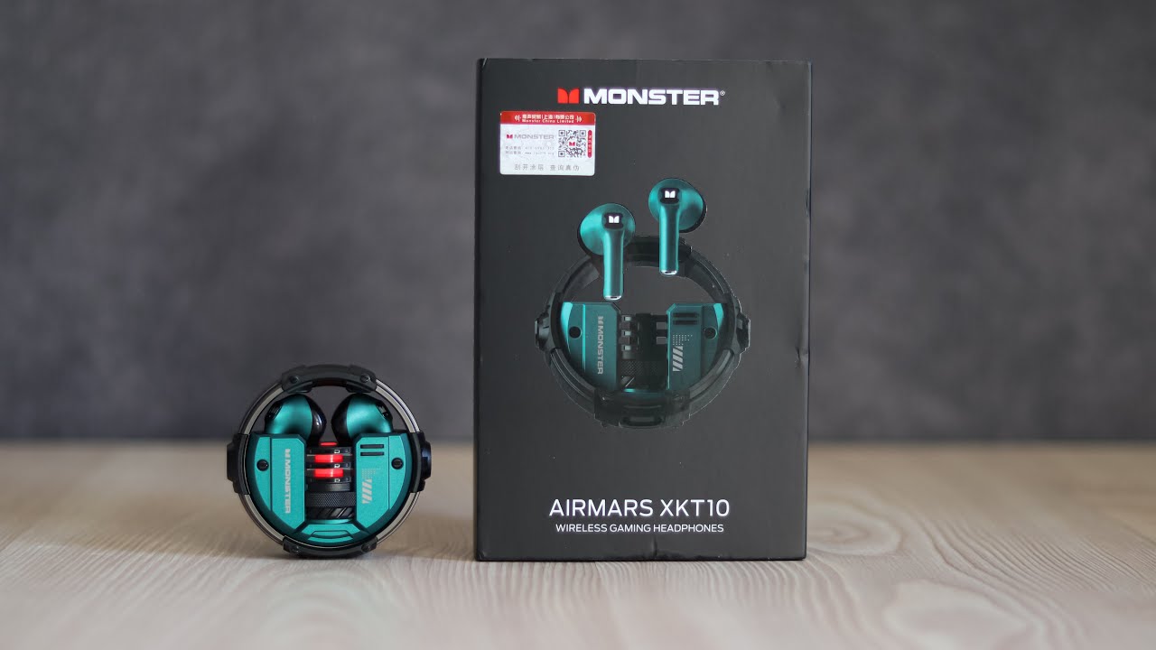 Monster XKT10 UNBOXING | Wireless Bluetooth Gaming Earbuds