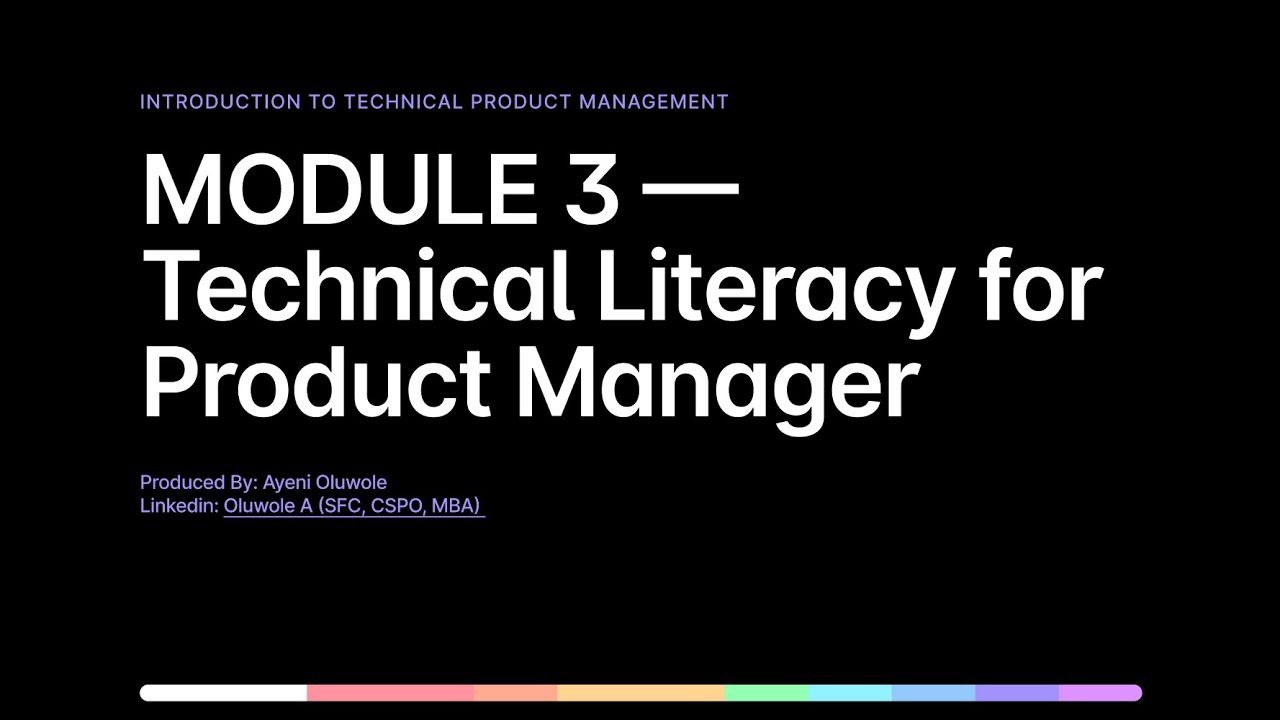 MODULE 3 — Technical Foundations for TPMs | How the Internet, APIs, and Backend Systems.