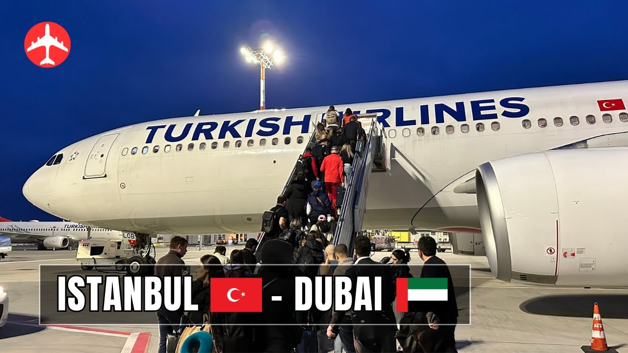 TURKISH AIRLINES A330 | Istanbul to Dubai | Full Flight Report [Feb. 2024]