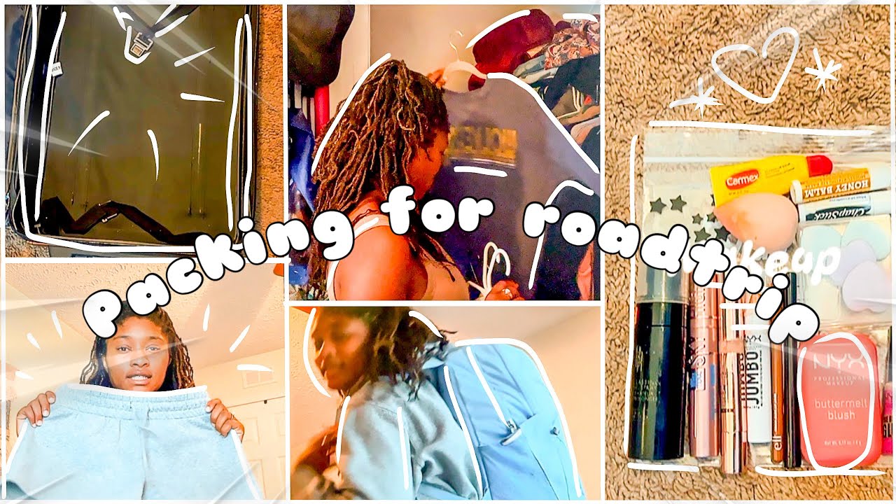 ￼PACK with me for a 3 DAY ROAD TRIP!! (What I&rsquo;m bringing, packing, running late ⏰)