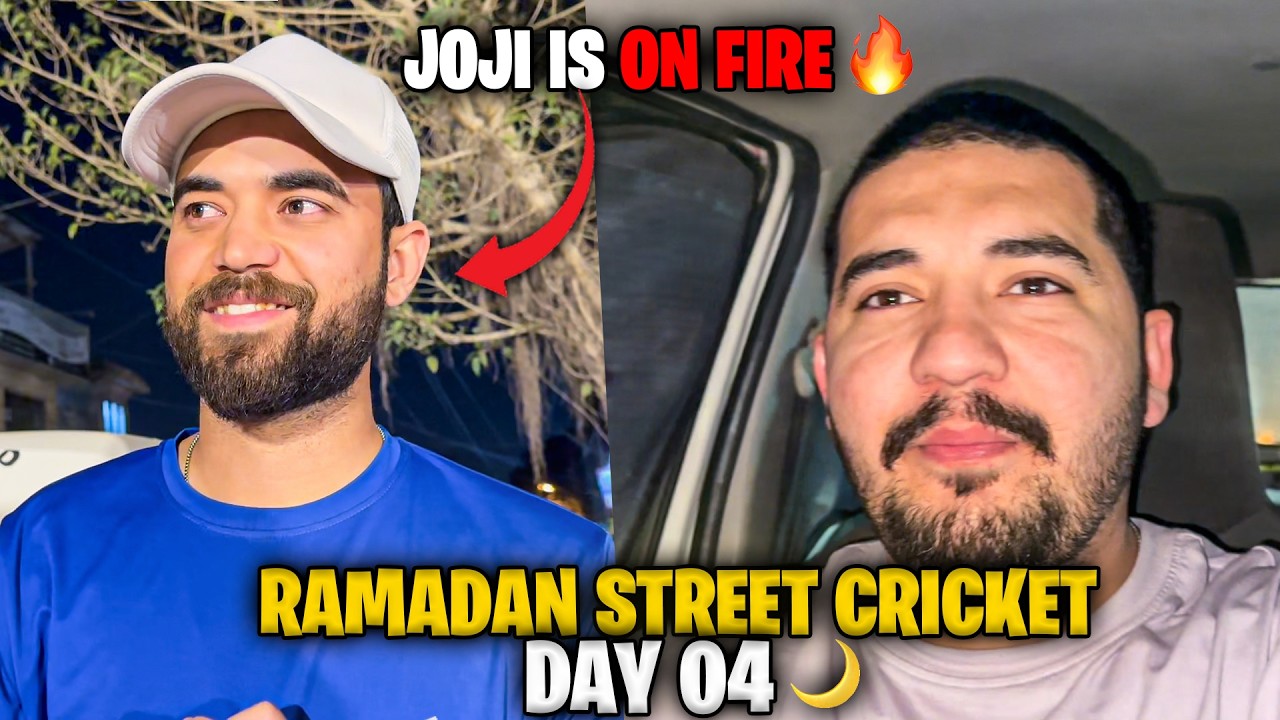 Ramadan Street Cricket Day 04 | Joji is ON FIRE! 🔥 Massive Sixes & Action 🏏