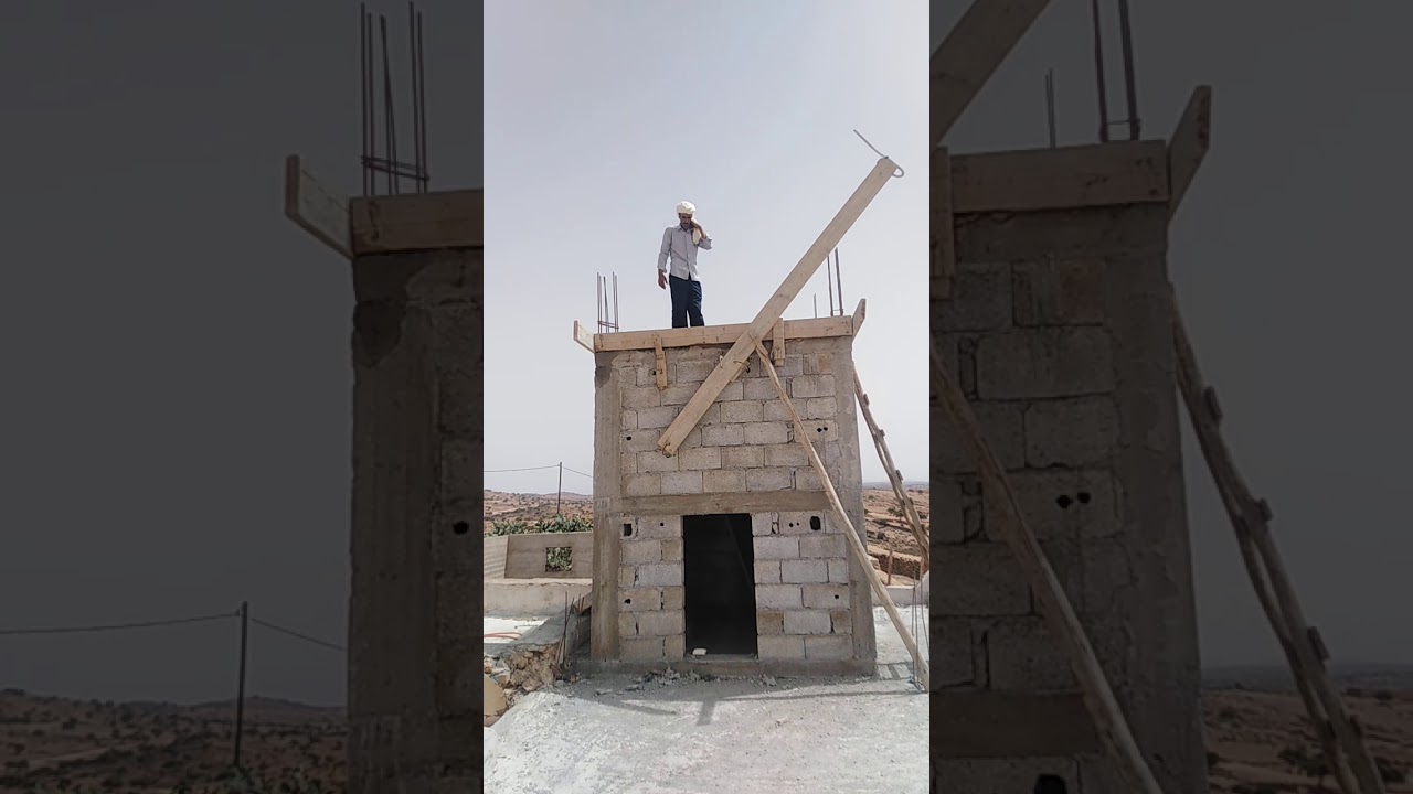 أشغال بناء صومعة مسجد أكادير نأيت إعلاتن