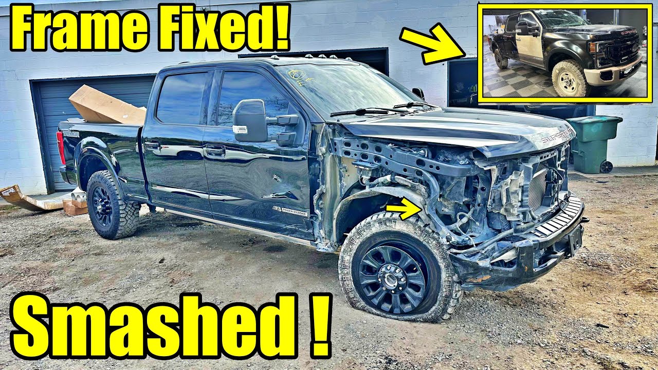 This Is The Perfect Wrecked Truck Rebuild! 2022 Ford F350!