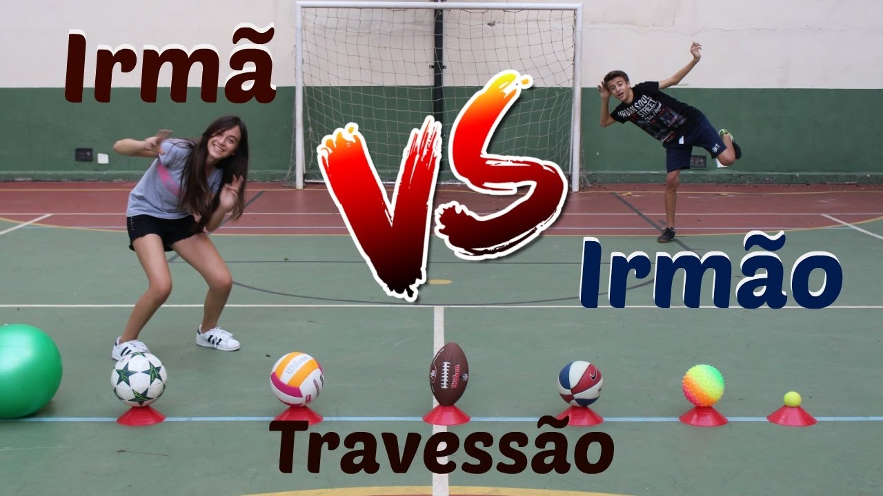 DESAFIO DO TRAVESS&Atilde;O COM BOLAS DIFERENTES  (CROSSING CHALLENGE)  RICK SANTINA