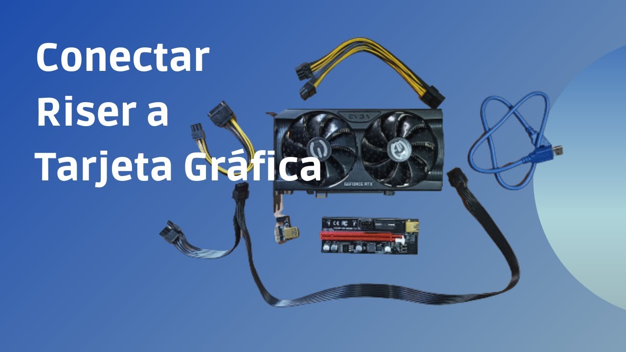Como conectar correctamente el Riser a Tarjeta Gráfica | Como se conecta el Riser en un Rig Minería