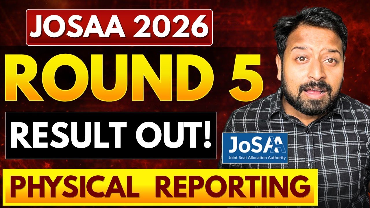Распределение 5-го раунда JOSAA 🔥 Физическое зачисление в IIT 🤯 Проходные баллы JOSAA 5-го раунда...