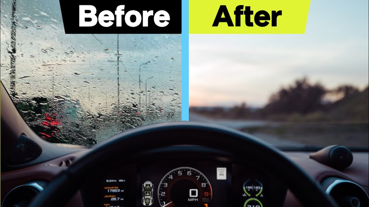 How to Apply Rain Repellent on your Car Windscreen