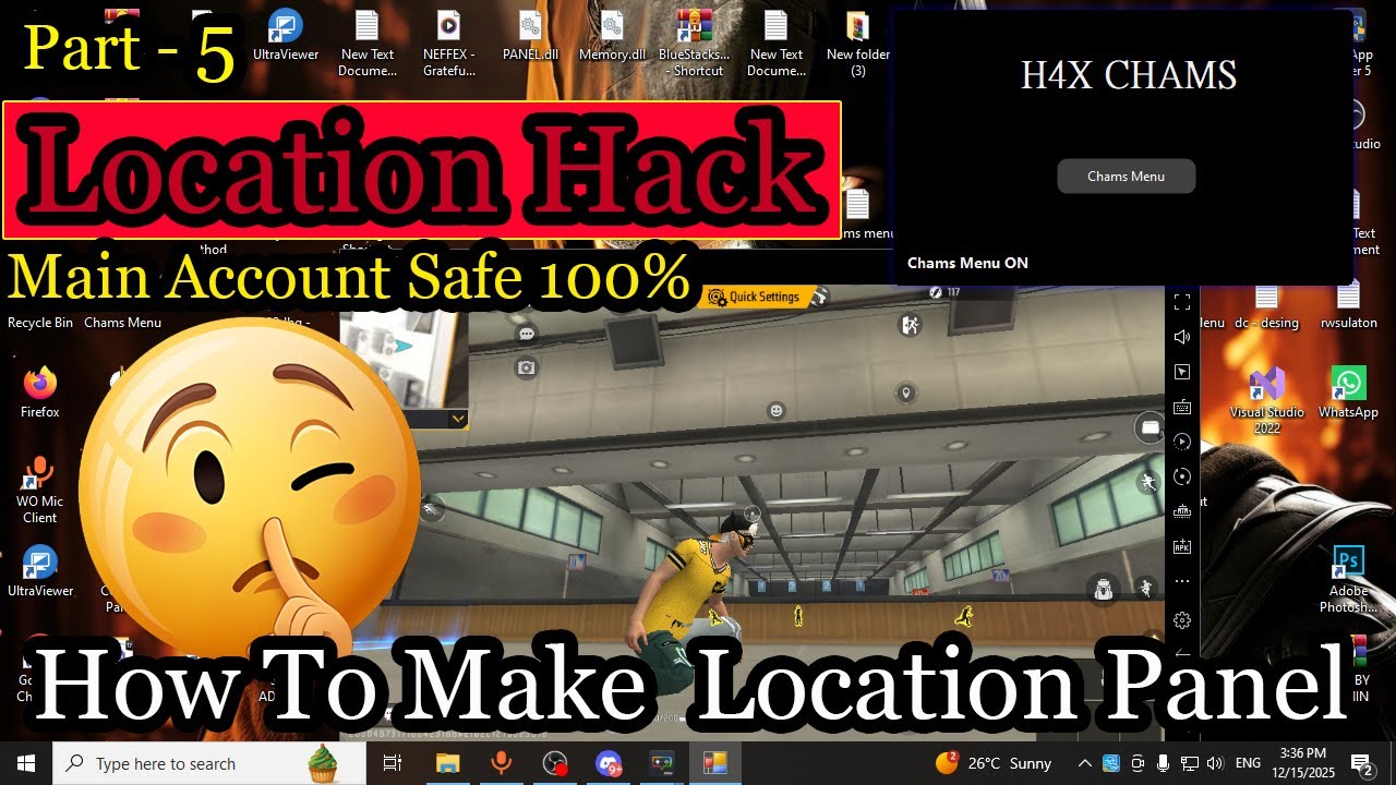 How To Make Location Panel 🎯 How To Make Free Fire Panel | Easy Method | C# Basic To Advance Series👺