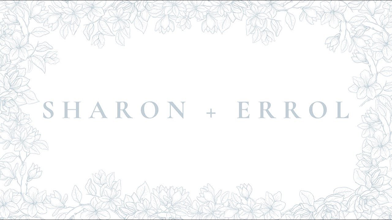 The Wedding of Sharon and Errol