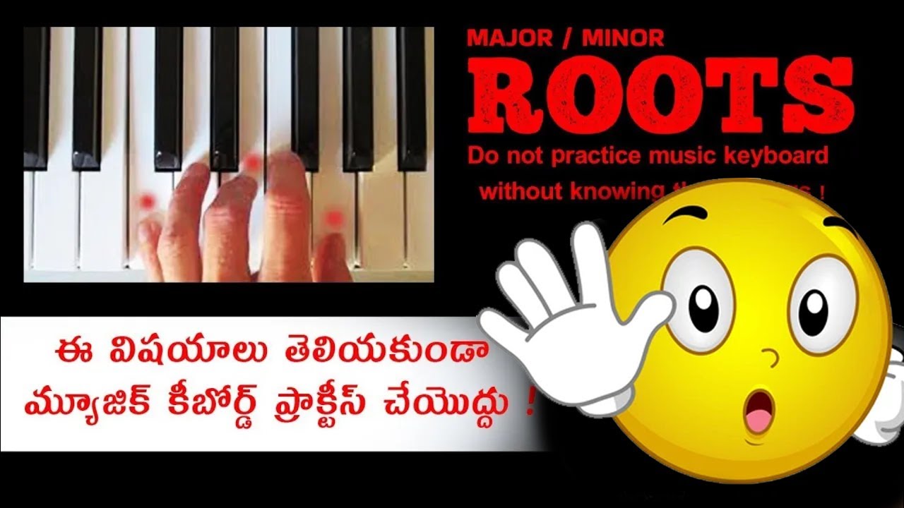 Music Keyboard Major/Minor Roots _ Important Tips for Beginners _ How to Practice - Class By David G