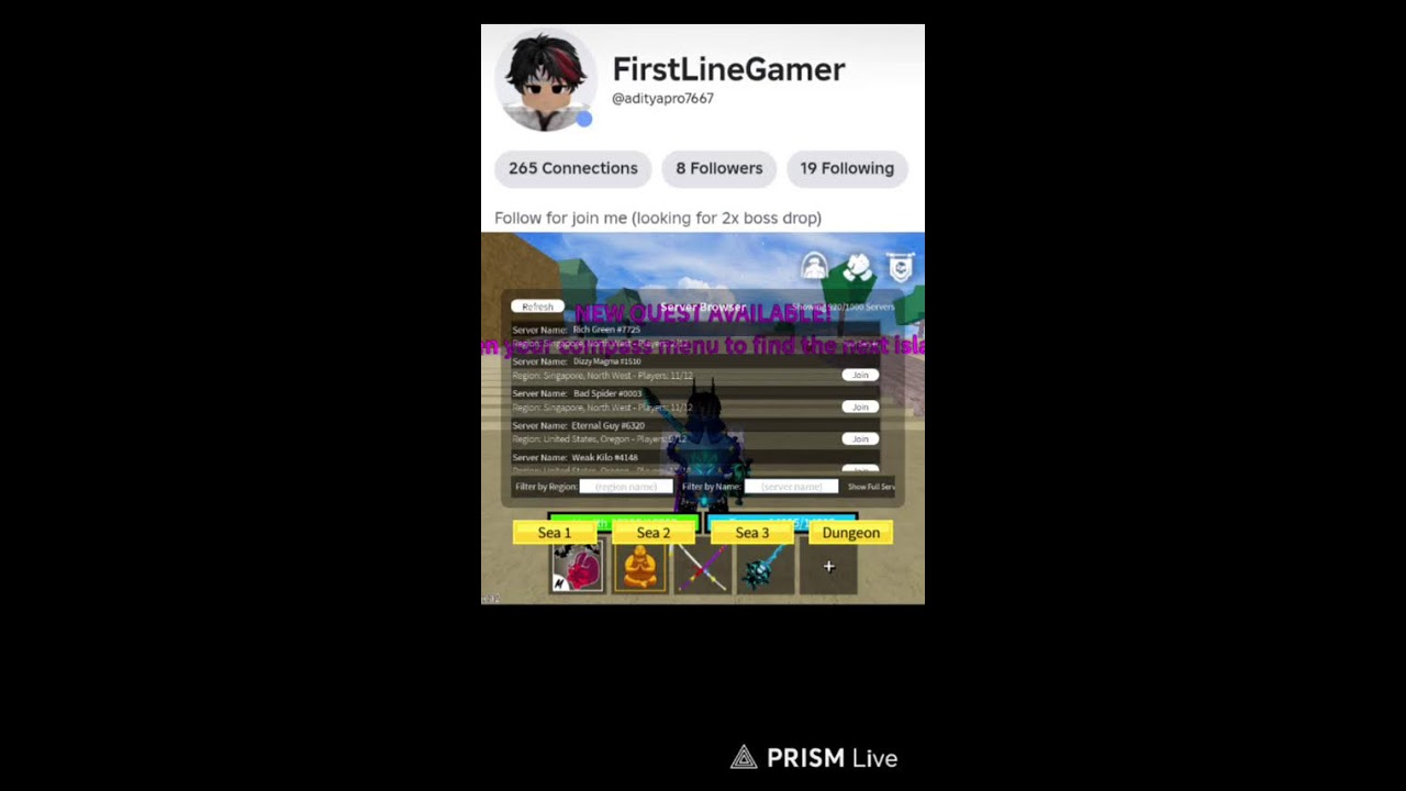 Live 🔴 LEVITHAN AND SEA BEAST HUNT FOLLOW AND JOIN ME #BLOXFRUITS