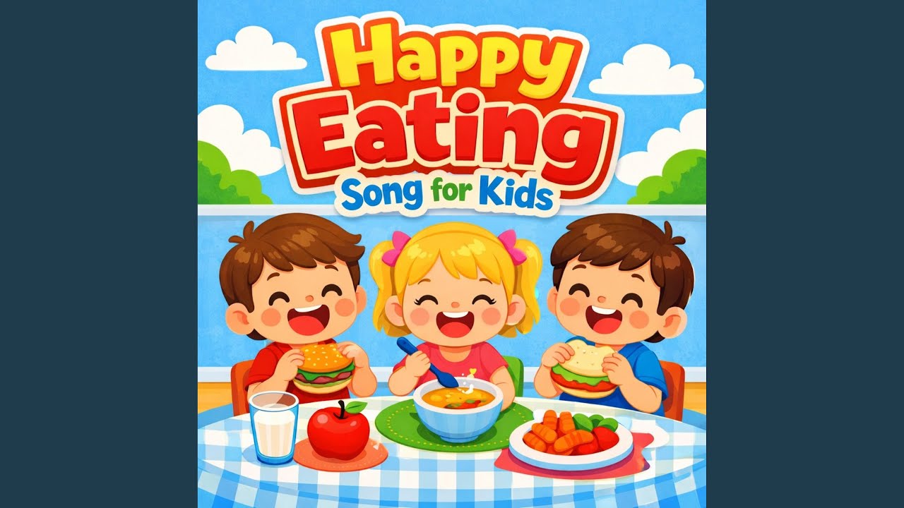 Happy eating song! If you’re happy and you know it, say “Yum yum!