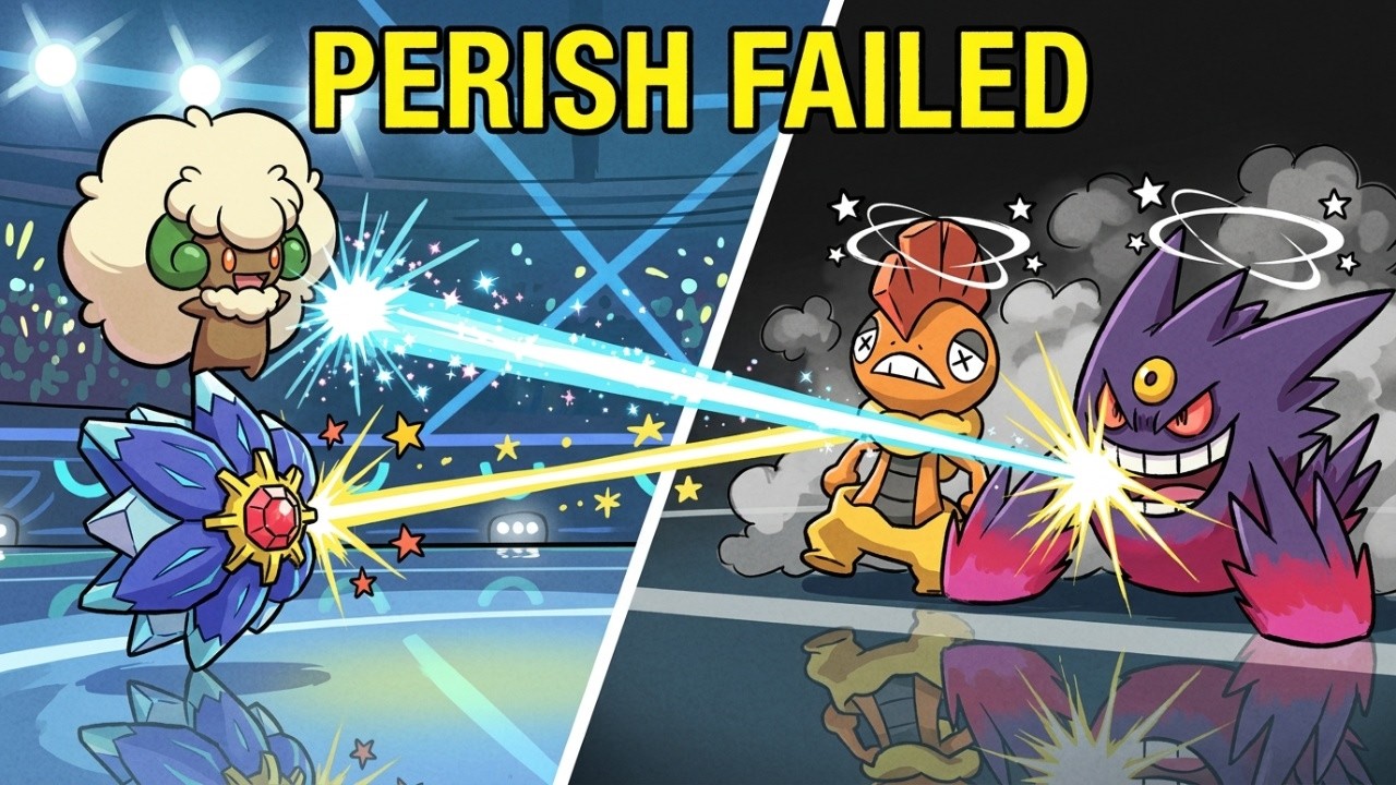КАК ОДИН УДАЧНЫЙ ХОД МОЖЕТ ВСЁ РЕШИТЬ В PERISH TRAP В POKEMON CHAMPIONS..