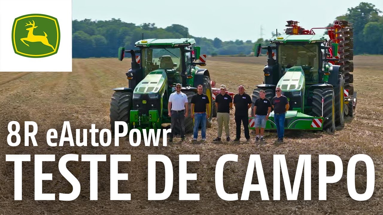 Sucesso na agricultura com o John Deere 8R 410 eAutoPower