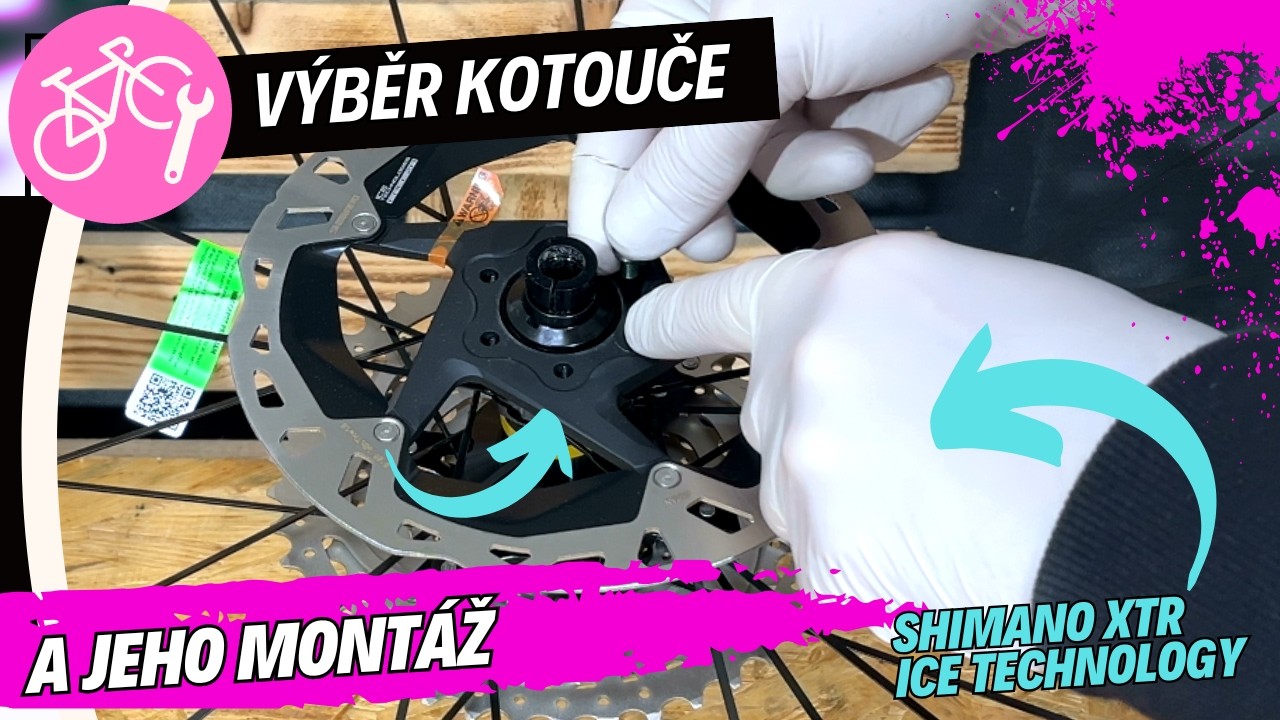 Jak vybrat a namontovat brzdový kotouč - Shimano XTR ❄️ Ice technology
