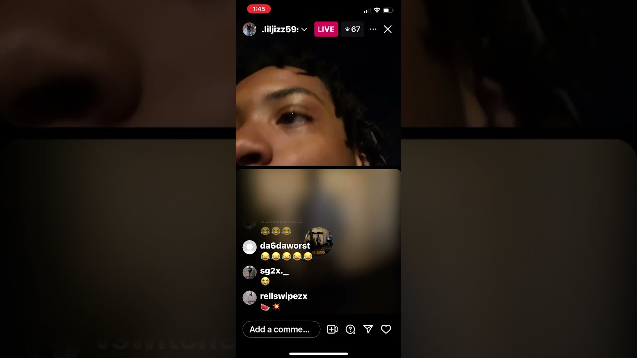 Liljizz59st (9side) Goes Live With gb(CCK) A Couple Days After The Mass Shooting
