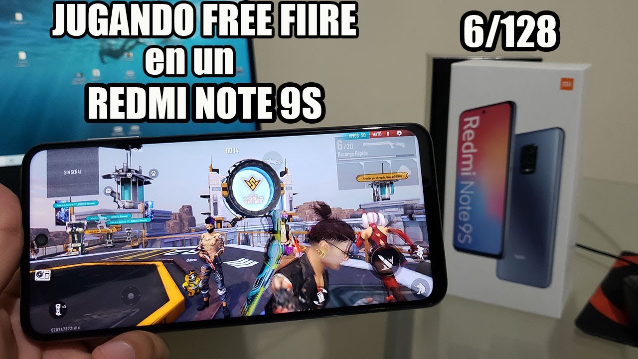JUGANDO FREE FIRE EN UN REDMI NOTE 9S //FREE FIRE ULTRA SOMBRAS 60FPS NUEVA ACTUALIZACION